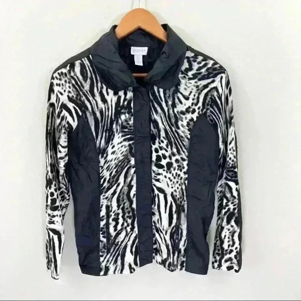 Zenergy by Chico’s animal print jacket/cardigan